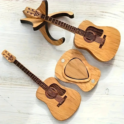 Guitar Pick Box Gift For Music Lovers Keepsake Decor NALANI
