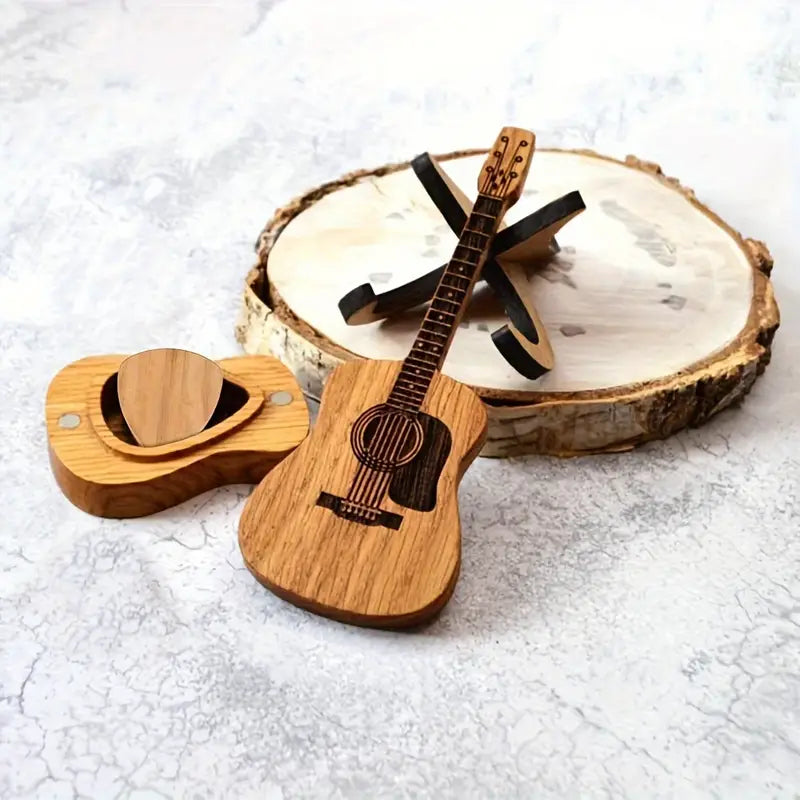 Guitar Pick Box Gift For Music Lovers Keepsake Decor NALANI