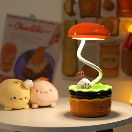 Hamburger Shaped LED Lamp For Ambient Decor And Comfort NALANI