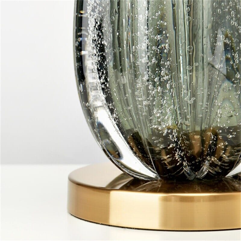 Handblown Glass Lamp With Modern Luxe Design For Living NALANI