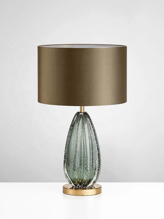 Handblown Glass Lamp With Modern Luxe Design For Living NALANI