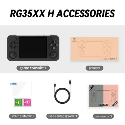 Handheld Game Console Pro V4 ThreePointFiveInch Screen HDMI Black NALANI