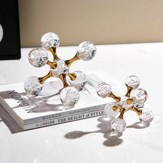 Helix Crystal Molecular Decor for Modern Home Interior Design NALANI