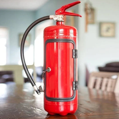Hidden Bottle Storage Fire Extinguisher Decor Accent NALANI