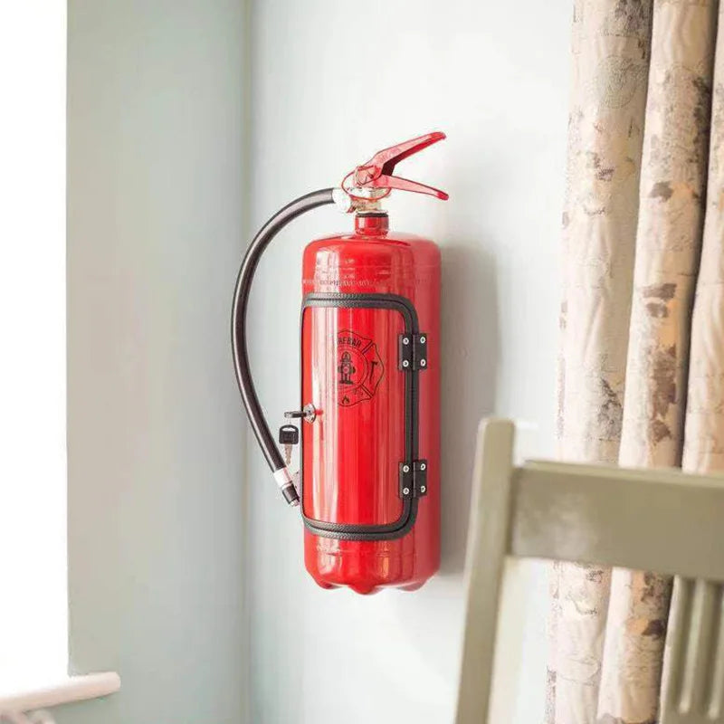 Hidden Bottle Storage Fire Extinguisher Decor Accent NALANI