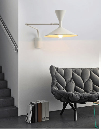 Indoor Swing Arm Wall Lamp For Bedroom And Living Room NALANI