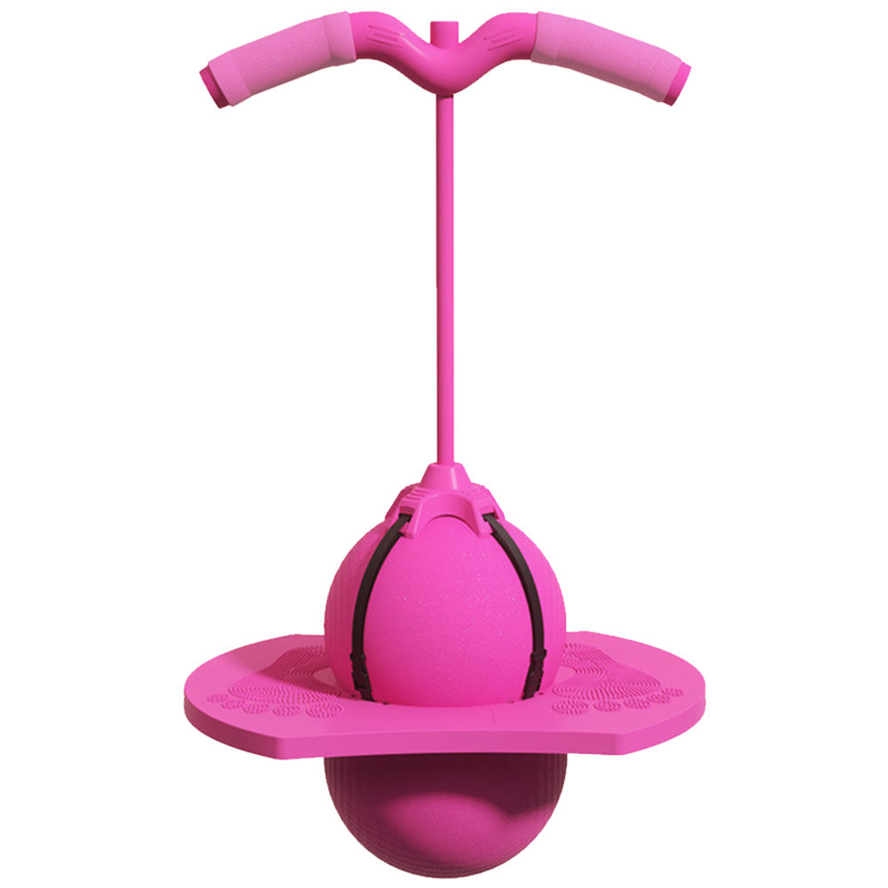 Kids Balance Pogo Stick With Safe Grip Ball For Fun Pink NALANI