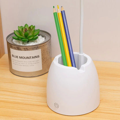 Kids Desk Lamp with Pot and Phone Holder for Room Decor NaLani