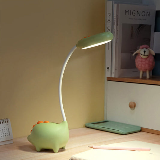 Kids LED Desk Lamp Dinosaur Design Eye Safe Rechargeable Green NALANI