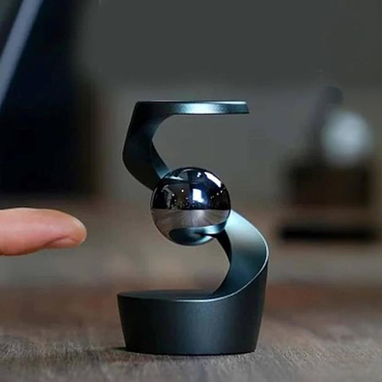 Kinetic Desk Toy With Levitating Globe Optical Illusion NALANI