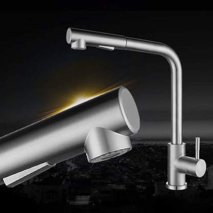 Kitchen Faucet With Rod Handle Hot And Cold Deck Mounted NALANI
