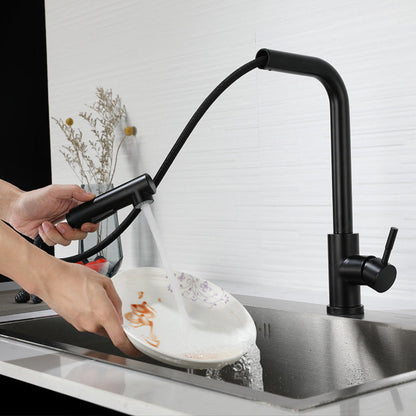 Kitchen Faucet With Rod Handle Hot And Cold Deck Mounted NALANI