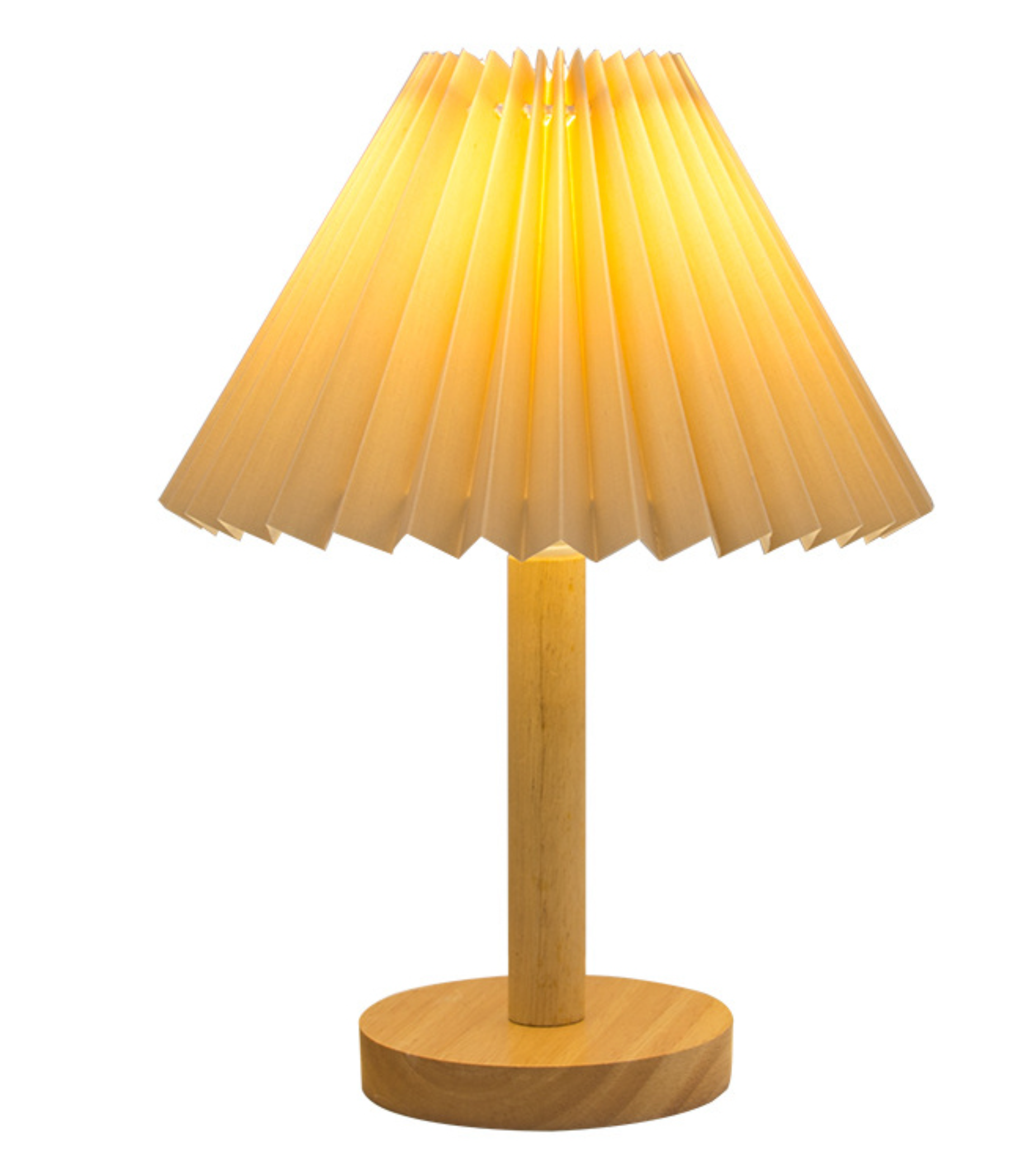 Korean Retro Pleated Table Lamp for Elegant Home Lighting NALANI