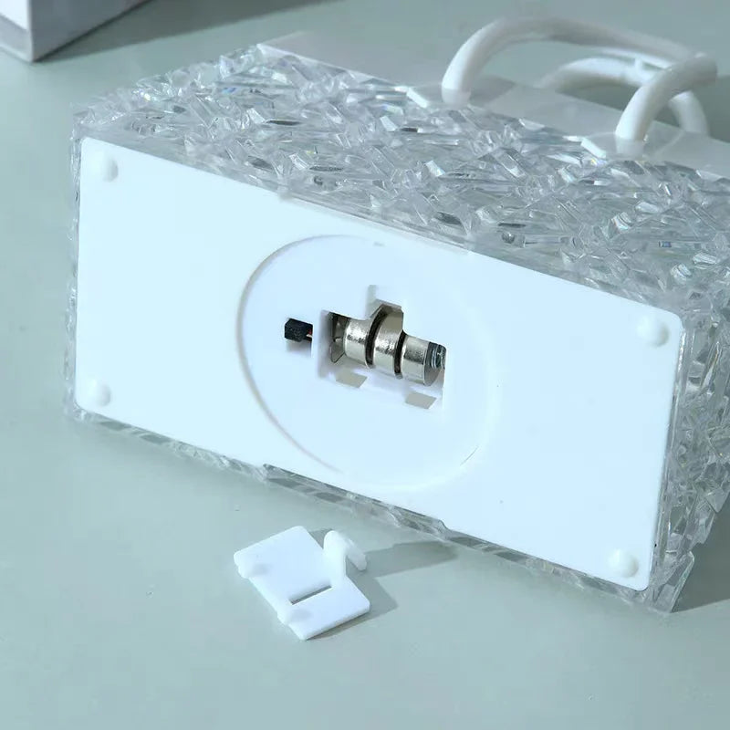 LED Acrylic Purse Lamp Elegant Retro Light for Home Decor and Gifts NALANI