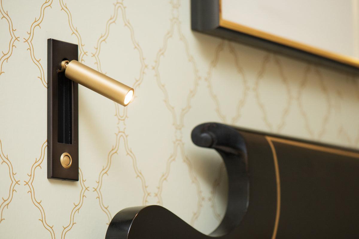 LED Adjustable Bedside Reading Light Sconce For Small Rooms NALANI