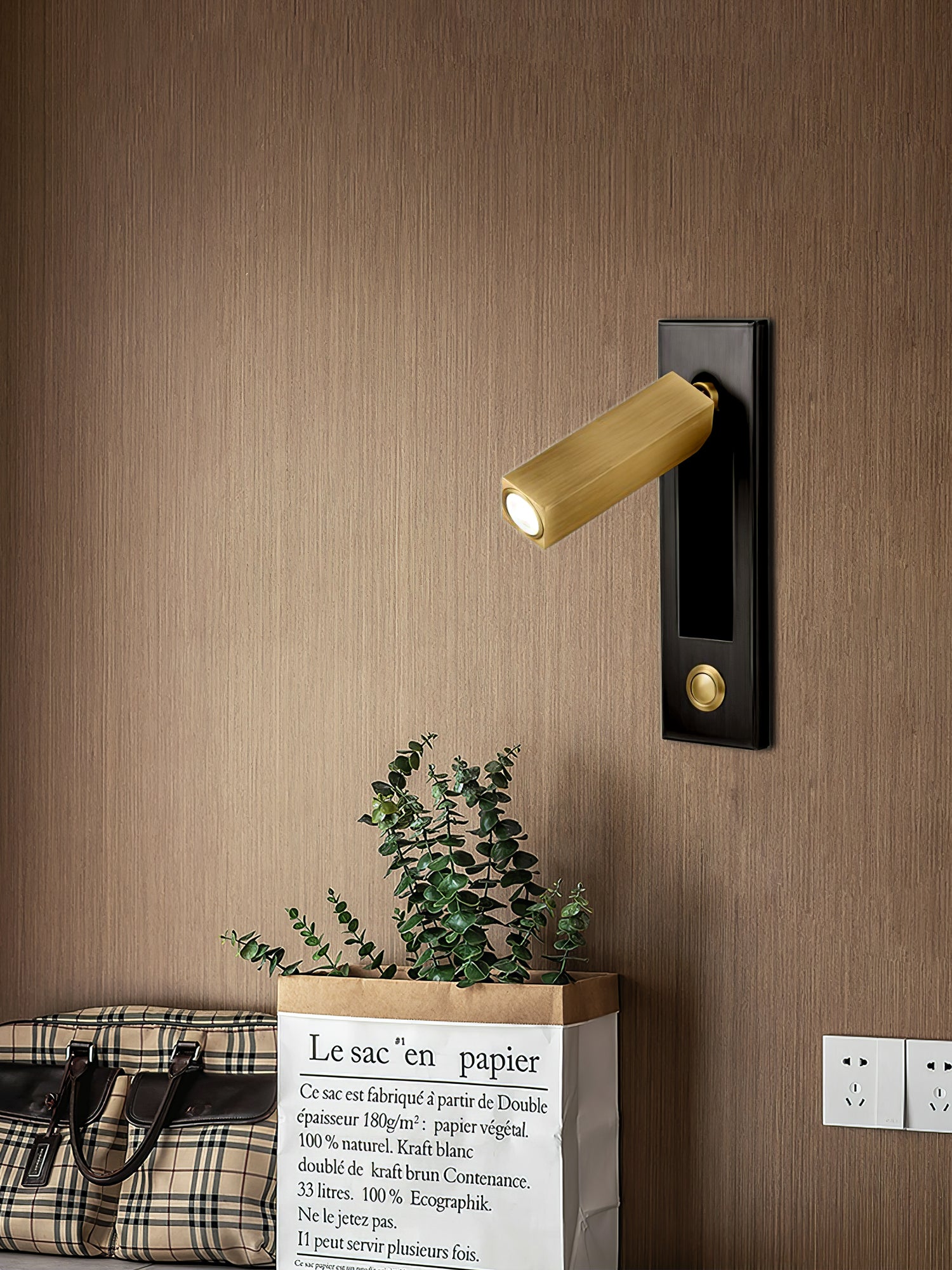 LED Adjustable Bedside Reading Light Sconce For Small Rooms NALANI