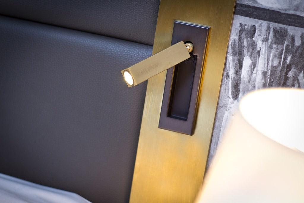 LED Adjustable Bedside Reading Light Sconce For Small Rooms NALANI