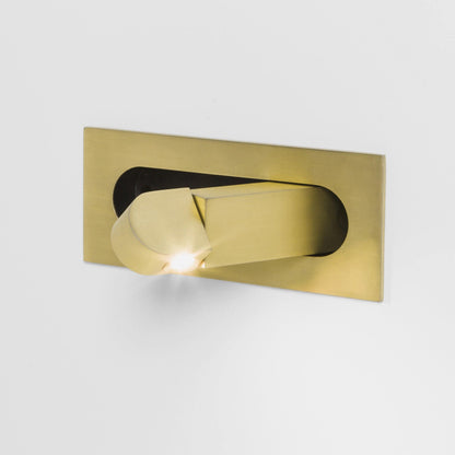 LED Bedside Reading Light With Adjustable Head Nightstand ∅ 7.5″ x H ∅3.15″ Dia 19cm x H 8cm Copper NALANI