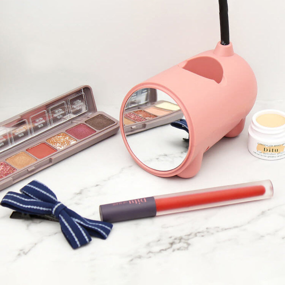 LED Desk Lamp With Touch Control Flexible Arm And Pen Holder NALANI