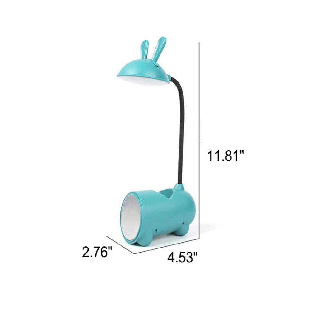 LED Desk Lamp With Touch Control Flexible Arm And Pen Holder NALANI
