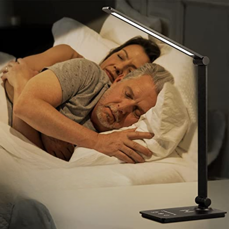LED Desk Lamp With Wireless Charger And 5 Color Modes NALANI