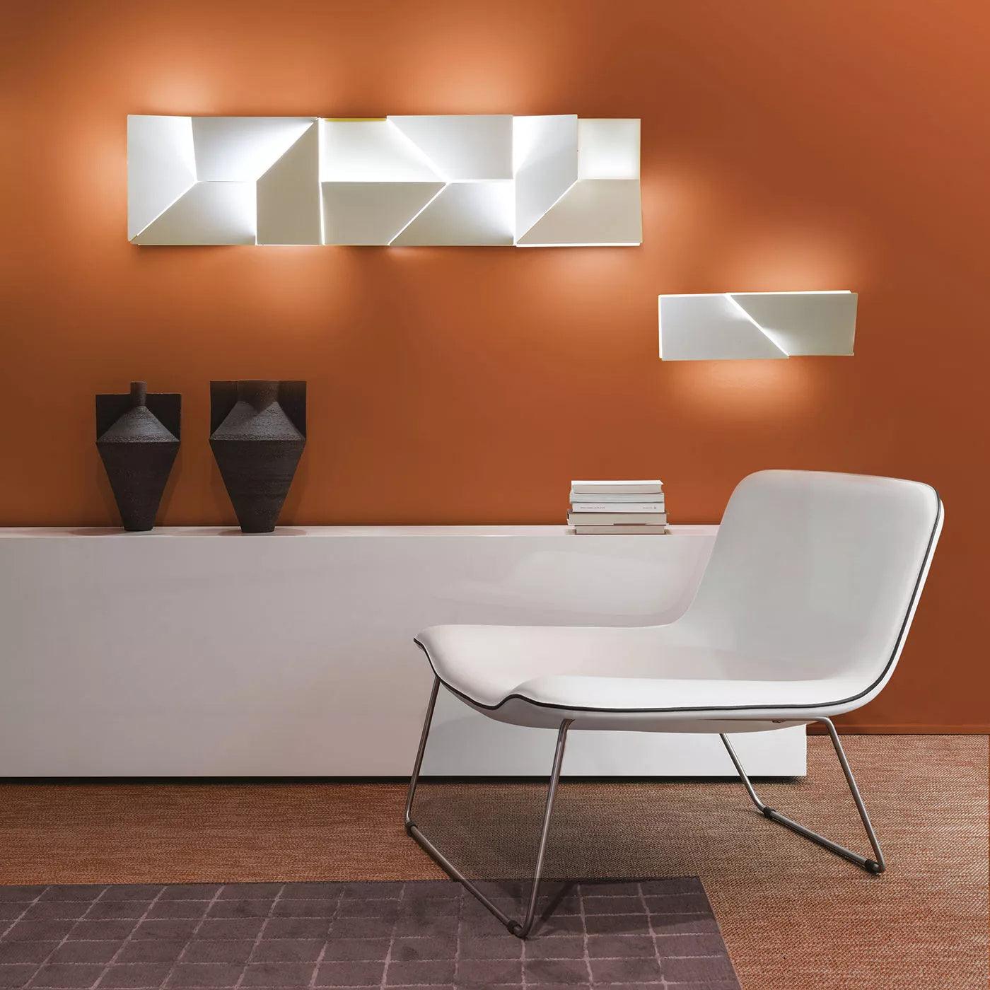 LED Diffused Aluminum Wall Sconce Matte White Modern NALANI