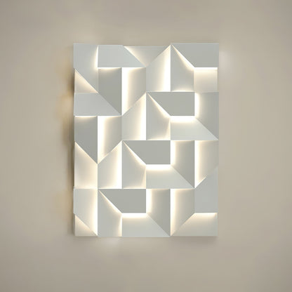LED Diffused Aluminum Wall Sconce Matte White Modern NALANI