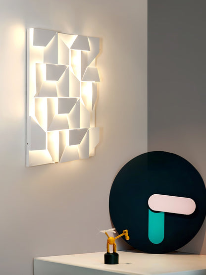 LED Diffused Aluminum Wall Sconce Matte White Modern NALANI