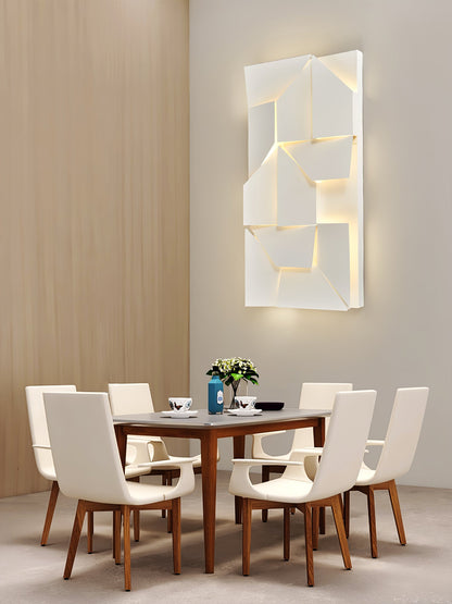LED Diffused Aluminum Wall Sconce Matte White Modern NALANI