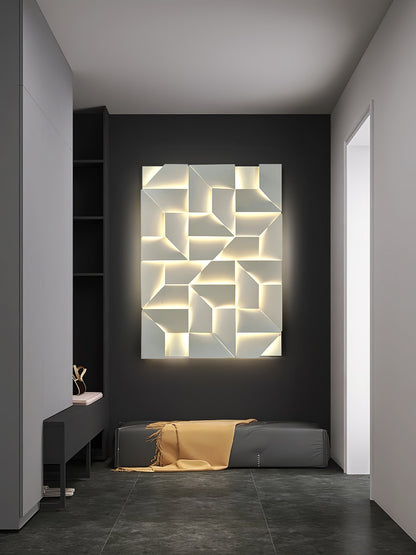 LED Diffused Aluminum Wall Sconce Matte White Modern NALANI