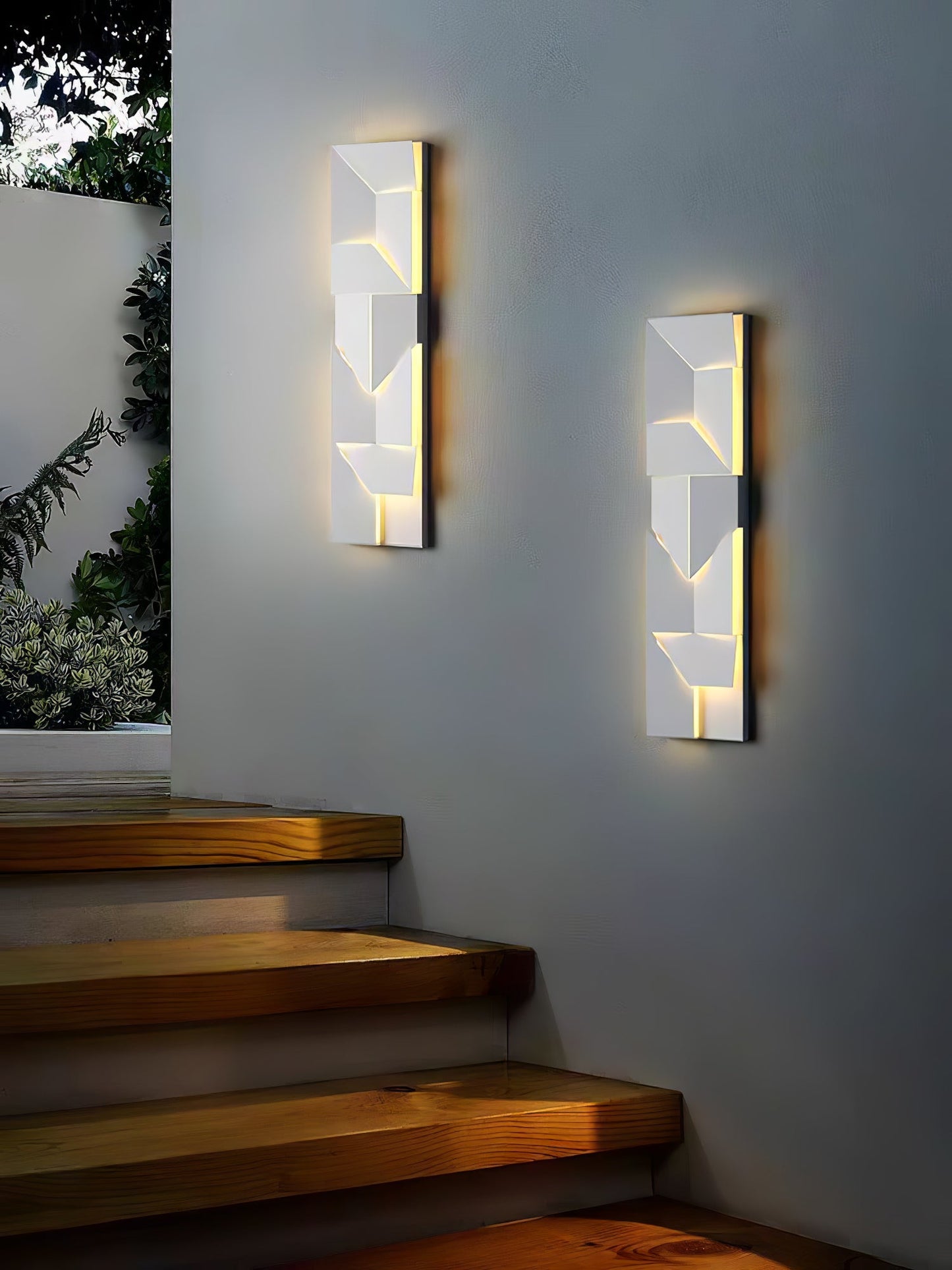 LED Diffused Aluminum Wall Sconce Matte White Modern NALANI
