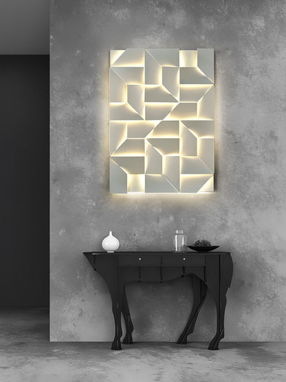LED Diffused Aluminum Wall Sconce Matte White Modern NALANI