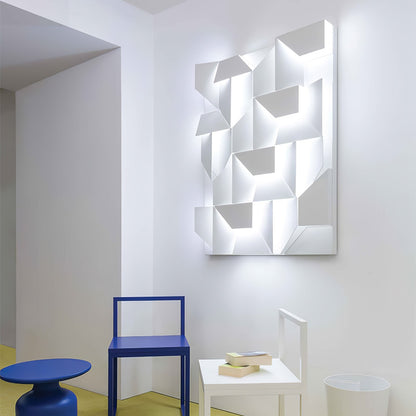 LED Diffused Aluminum Wall Sconce Matte White Modern NALANI