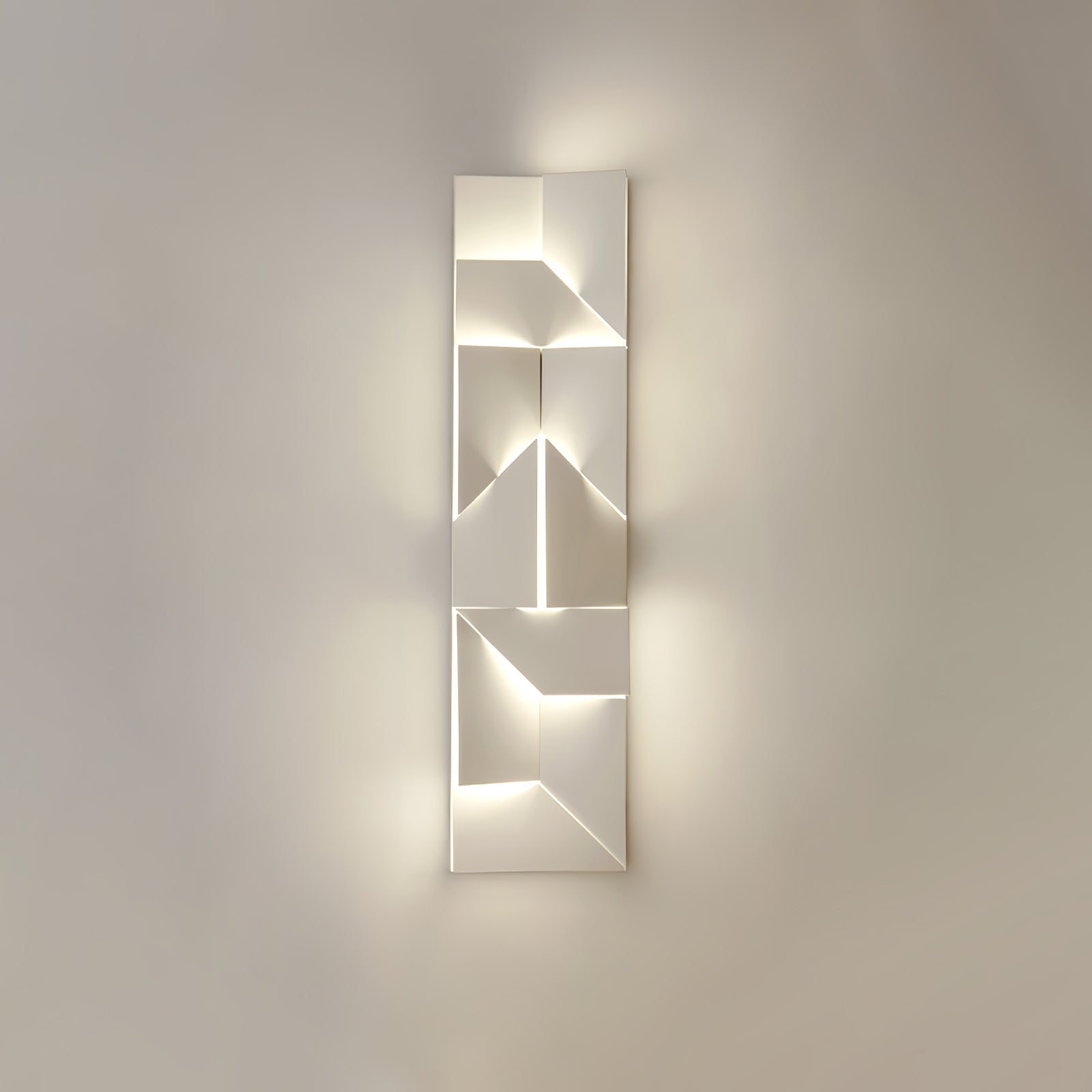 LED Diffused Aluminum Wall Sconce Matte White Modern NALANI