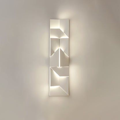 LED Diffused Aluminum Wall Sconce Matte White Modern NALANI