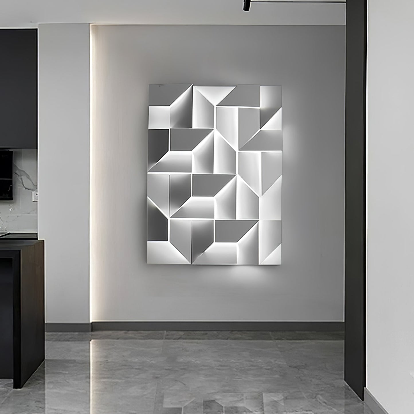 LED Diffused Aluminum Wall Sconce Matte White Modern NALANI