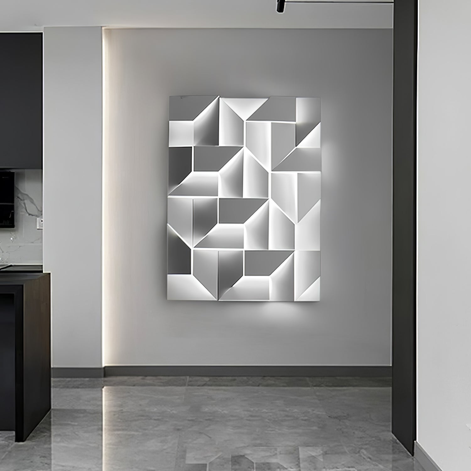 LED Diffused Aluminum Wall Sconce Matte White Modern NALANI