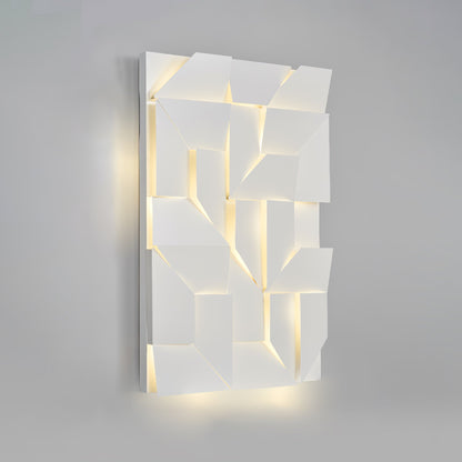 LED Diffused Aluminum Wall Sconce Matte White Modern NALANI