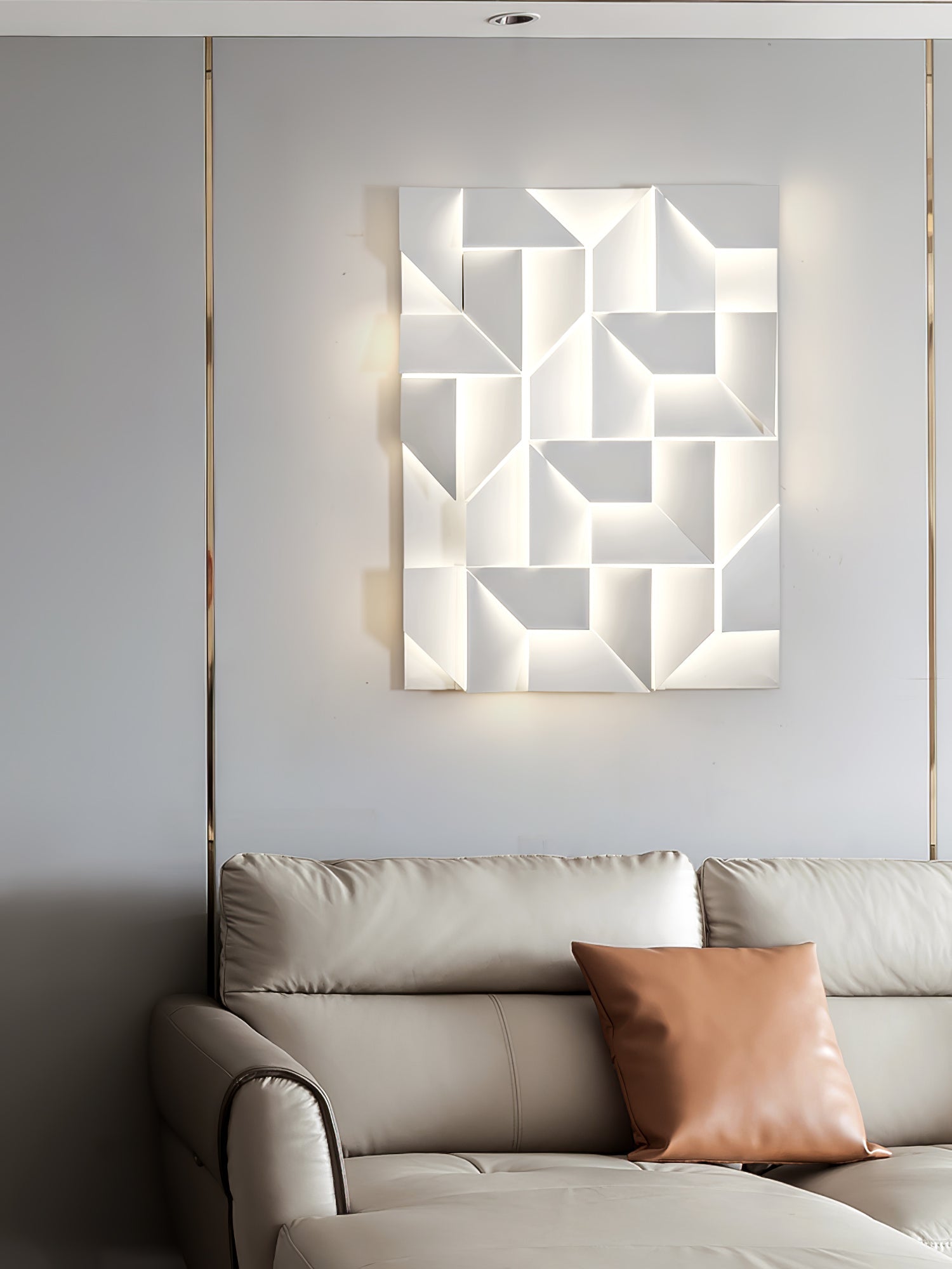 LED Diffused Aluminum Wall Sconce Matte White Modern NALANI