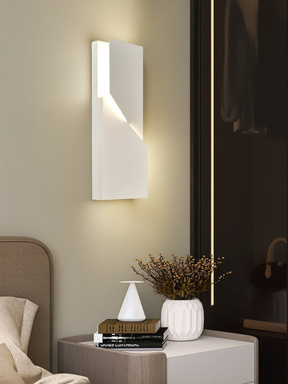 LED Diffused Aluminum Wall Sconce Matte White Modern NALANI