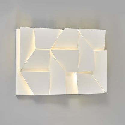 LED Diffused Aluminum Wall Sconce Matte White Modern NALANI