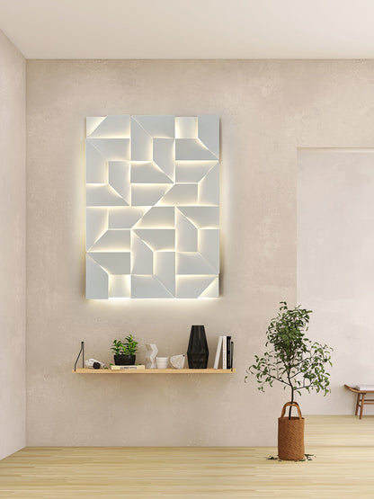 LED Diffused Aluminum Wall Sconce Matte White Modern NALANI