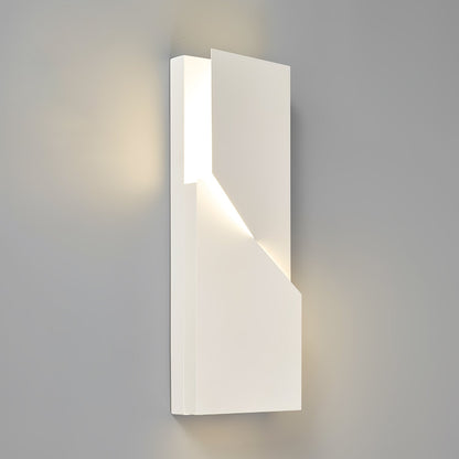 LED Diffused Aluminum Wall Sconce Matte White Modern NALANI