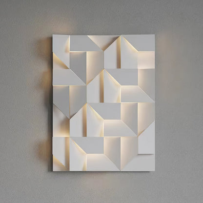 LED Diffused Aluminum Wall Sconce Matte White Modern NALANI