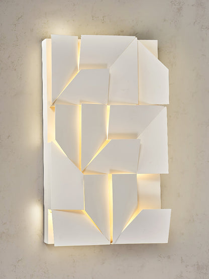 LED Diffused Aluminum Wall Sconce Matte White Modern NALANI