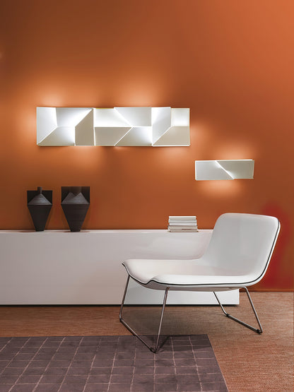 LED Diffused Aluminum Wall Sconce Matte White Modern NALANI