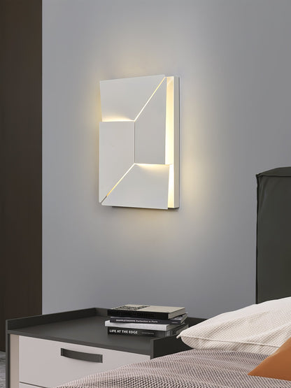 LED Diffused Aluminum Wall Sconce Matte White Modern NALANI