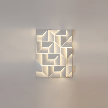 LED Diffused Aluminum Wall Sconce Matte White Modern NALANI
