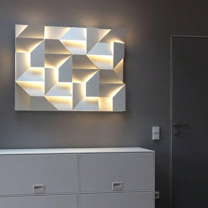 LED Diffused Aluminum Wall Sconce Matte White Modern NALANI