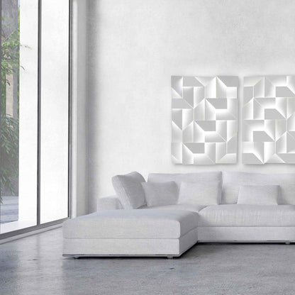 LED Diffused Aluminum Wall Sconce Matte White Modern NALANI